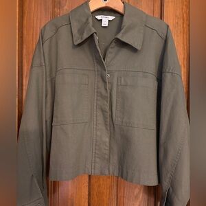 Old navy cropped chore jacket